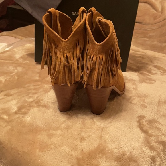 NWT YSL- Saint Laurent Fringe Boots - Picture 5 of 11